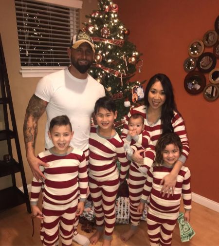 Christine Bui and Karl Anderson share four children.